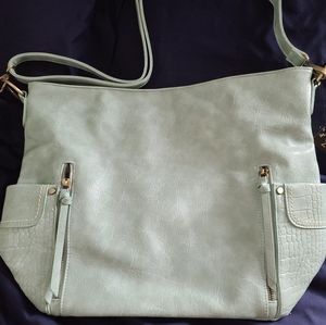 Zocai vegan leather cross body shoulder bag